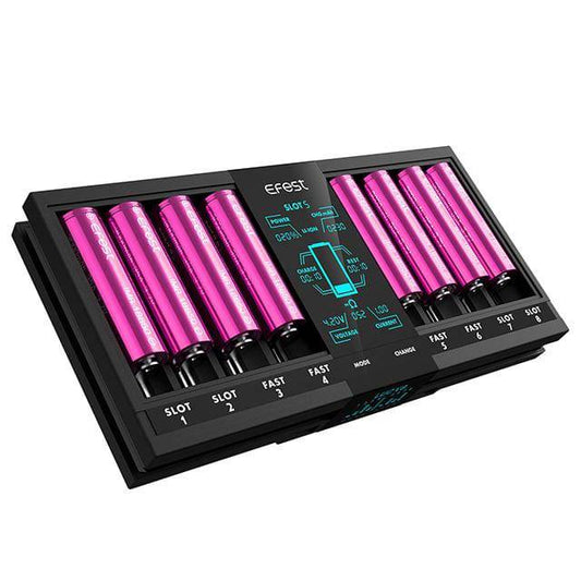 Efest LUC V8 | 8 Bay Charger - Super Vape Store