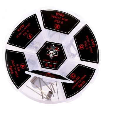 Demon Killer Pre-Built Coil 6 in 1 Kit - (24pcs) - Super Vape Store