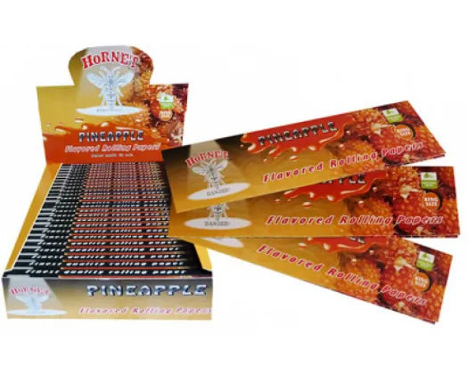Hornet Rolling Papers King Size - Pineapple Flavour - Super Vape Store