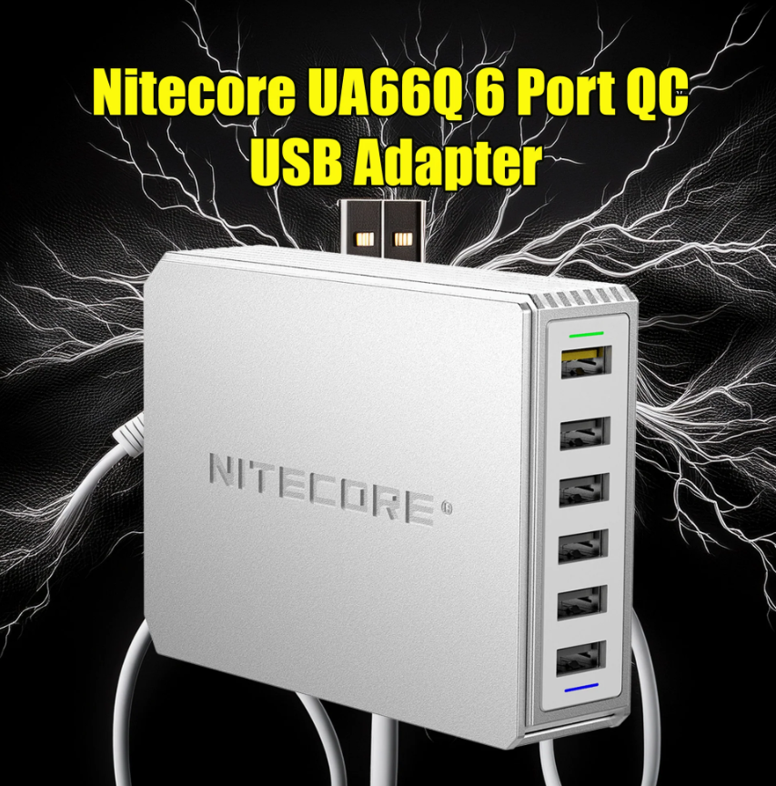 Nitecore UA66Q 6 Port QC USB Adapter