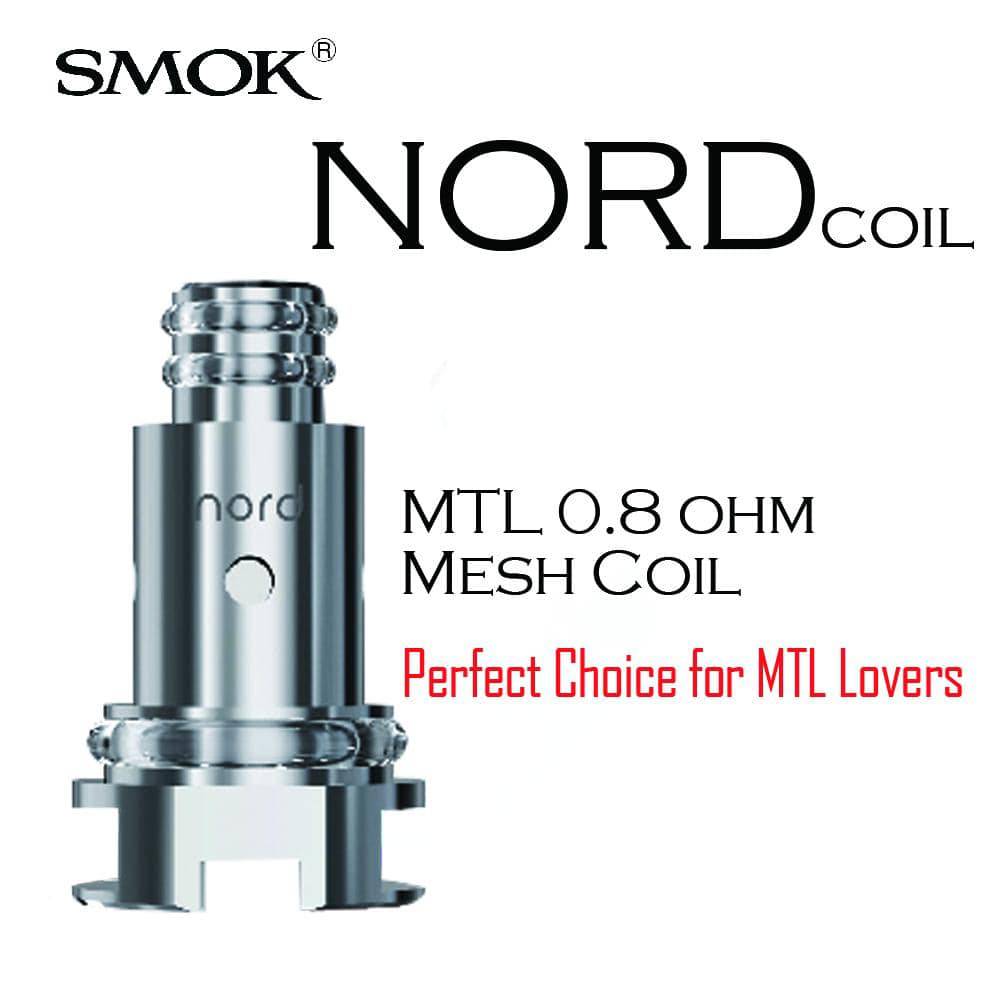 Smok Nord Replacement Pod Coils (5-Pack) - Super Vape Store