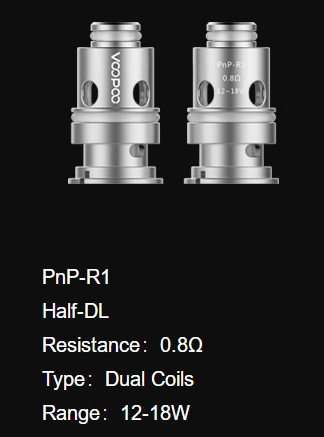 VOOPOO PnP Coils/RBA for Drag Baby Trio/Find Trio/VINCI/VINCI R - 5pcs - Super Vape Store