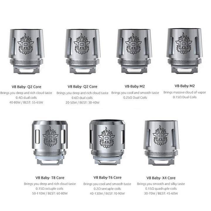 TFV8 Baby Coils & RBA - Super Vape Store