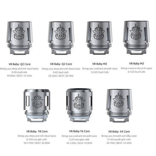 TFV8 Baby Coils & RBA - Super Vape Store