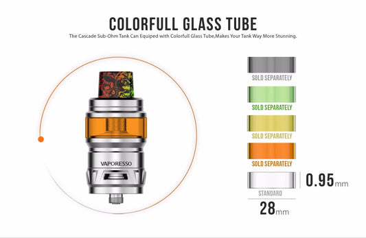 Cascade Replacement Glass 7ml - Super Vape Store