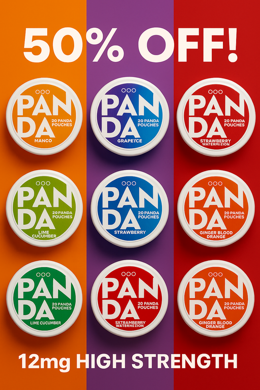 Panda Pouches high strength 12mg