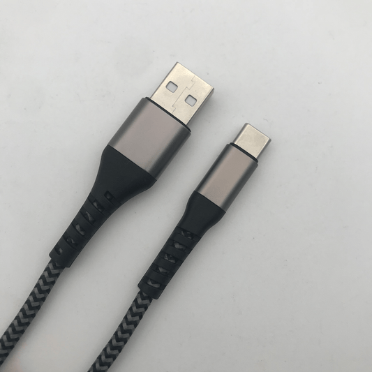 Heavy Duty USB Type C Braided Cord - Super Vape Store