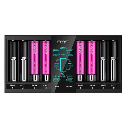 Efest LUC V8 | 8 Bay Charger - Super Vape Store