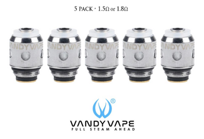 Vandy Vape Berserker/AP Apollo MTL Coils - 1.5 ohm / 1.8 ohm - Super Vape Store