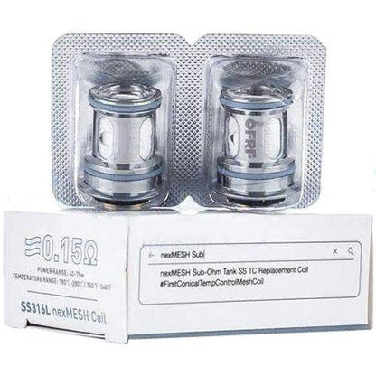 OFRF NEXMESH SUB OHM COILS -  SS TC / A1 - 2 Pack - Super Vape Store