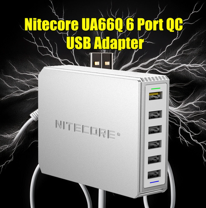 Nitecore UA66Q 6 Port QC USB Adapter