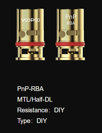VOOPOO PnP Coils/RBA for Drag Baby Trio/Find Trio/VINCI/VINCI R - 5pcs - Super Vape Store