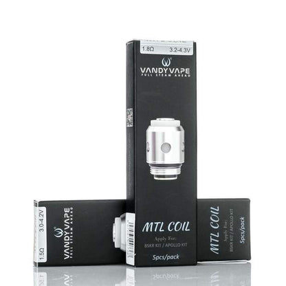 Vandy Vape Berserker/AP Apollo MTL Coils - 1.5 ohm / 1.8 ohm - Super Vape Store